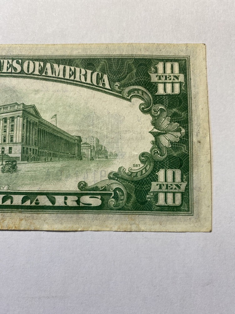 FR. 1701* 1934-A $10 SILVER CERTIFICATE *SHARP STAR NOTE*