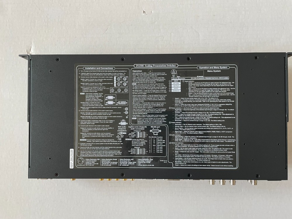 Extron IN1508 Scaling Presentation Switcher