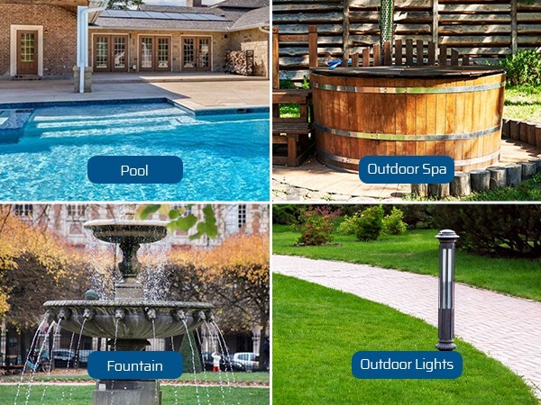 DEWENWILS Pool Pump Timer, Outdoor Smart WiFi Box Wireless Controller Timer