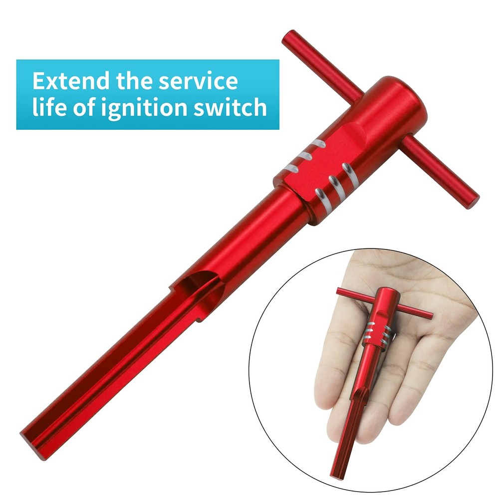 Ignition Switch Housing Motorcycle Alignment Tool Compatible with Red