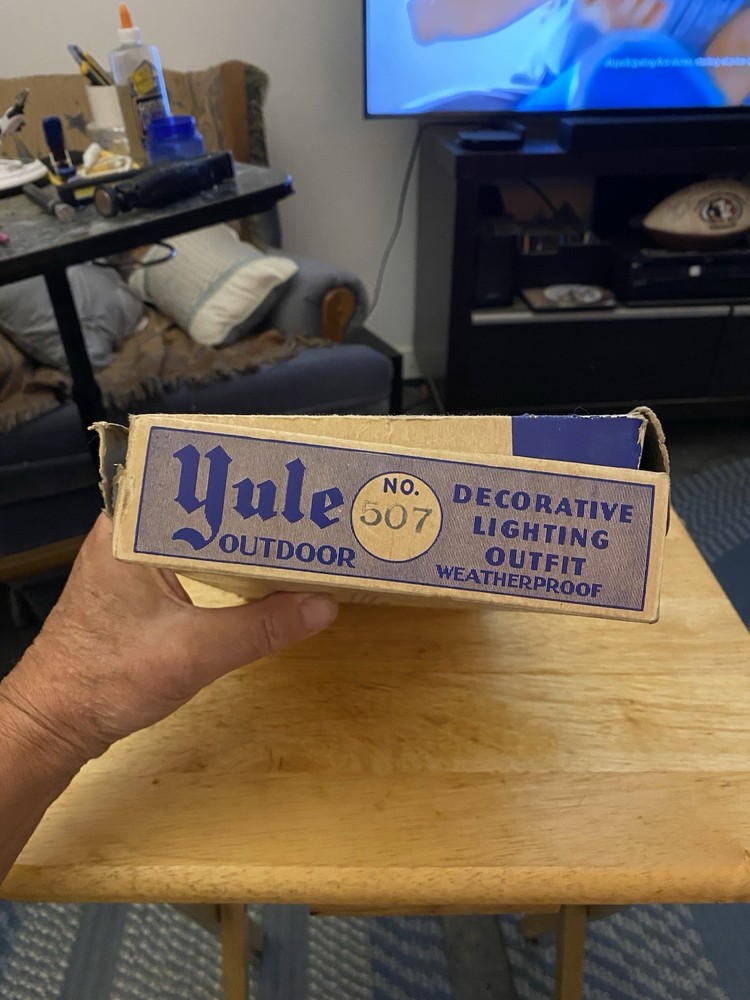 Vintage YULE Decorative Lighting Outfit C9 Working ￼#007