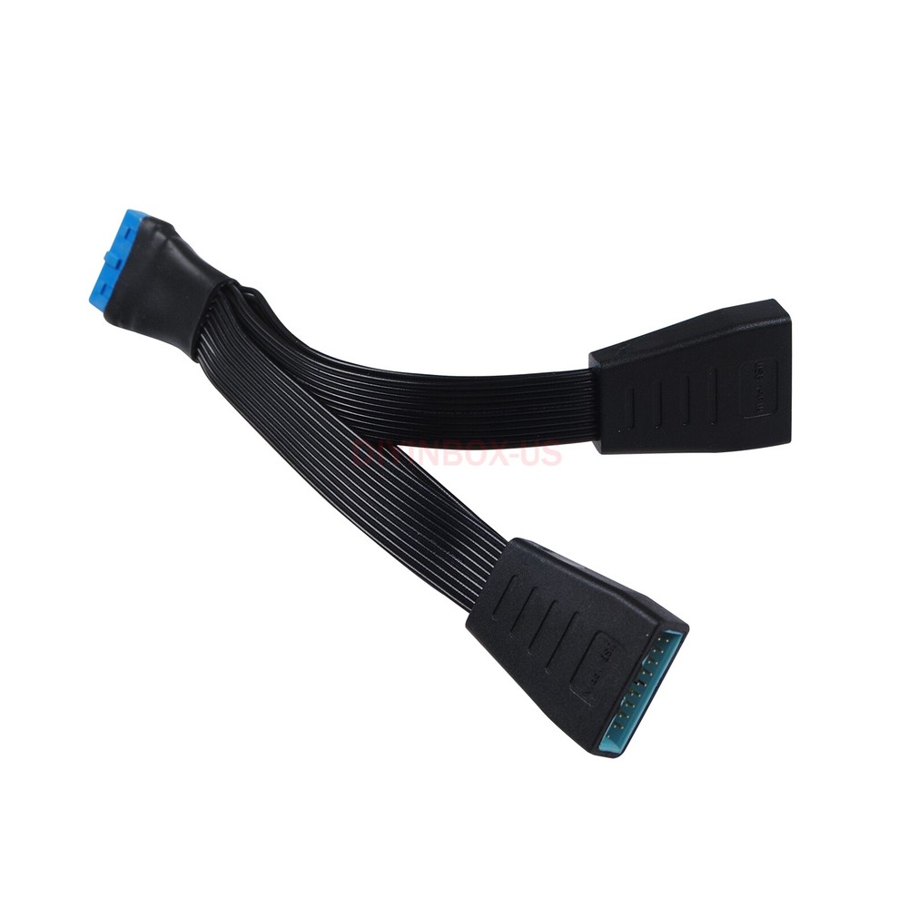 19Pin Header USB 3.0 1 to 2 Splitter Internal USB Hub for Computer Motherboard