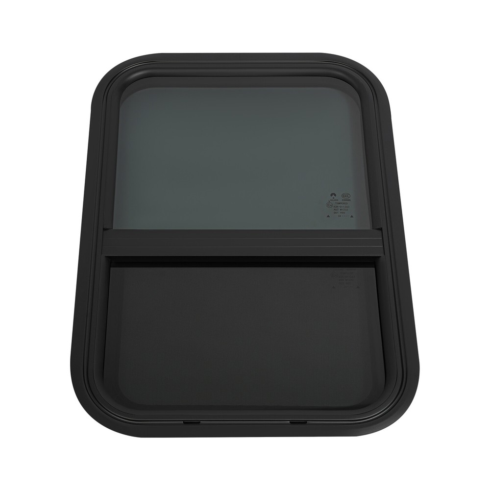 RV Window Slide Window Clip-on Mounting Vertical Venting Window Rectangular