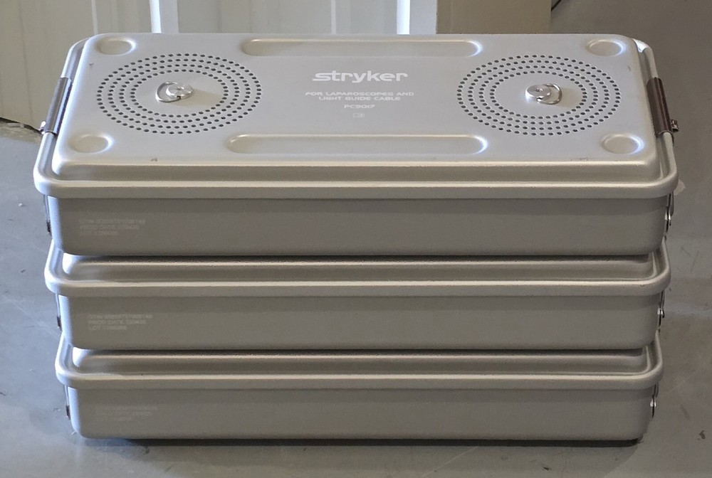 Stryker PC9017 Instrument Sterilization Case for Laproscopes & Light Guide Cable
