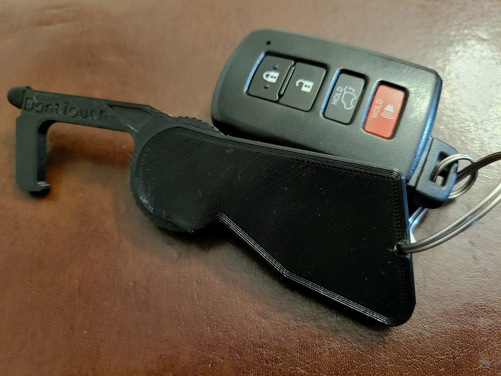 The first FOLDABLE stylus/door hook! Open doors and use public touchscreens.