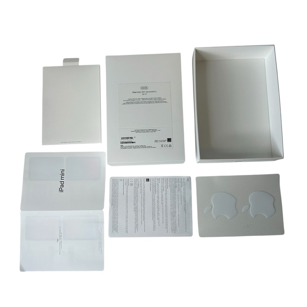 Apple A2567 iPad Mini 6th Generation 64GB Space Gray Empty Box Only