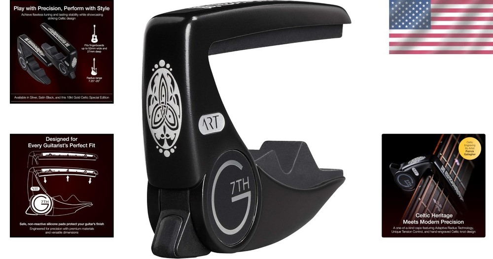 Celtic Special Edition Capo - Enhanced Tuning Stability
