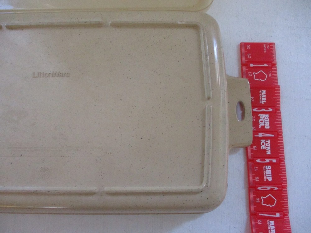 Littonware Microwave Oven Cookware Rectangle 12" X 7"
