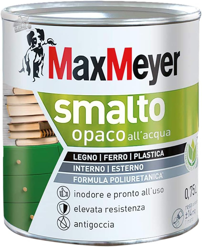 Black Matte Polyurethane Water Enamel 0.75L