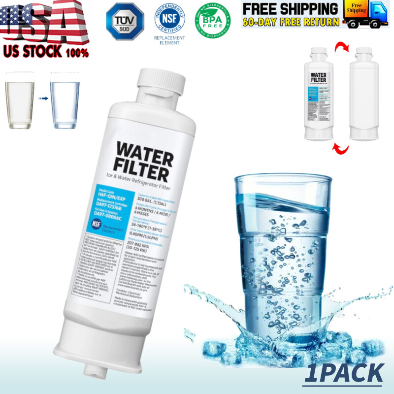1PACK For Samsung DA97-17376B HAF-QIN/EXP REFRIGERATOR Water Filter NEW