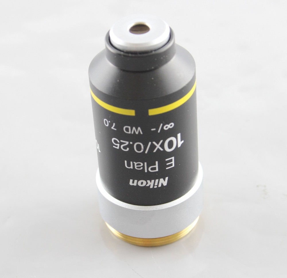 Nikon E Plan 10x 0.25 CFI Infinity Microscope Objective Eclipse E & i Series