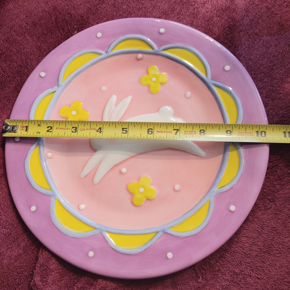 Plate Easter Bunny Decorations Easter Spring Plate Eggs Food Cookies Deserts