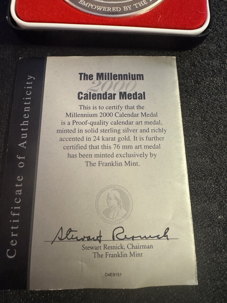 The Millennium 2000 Calendar Metal