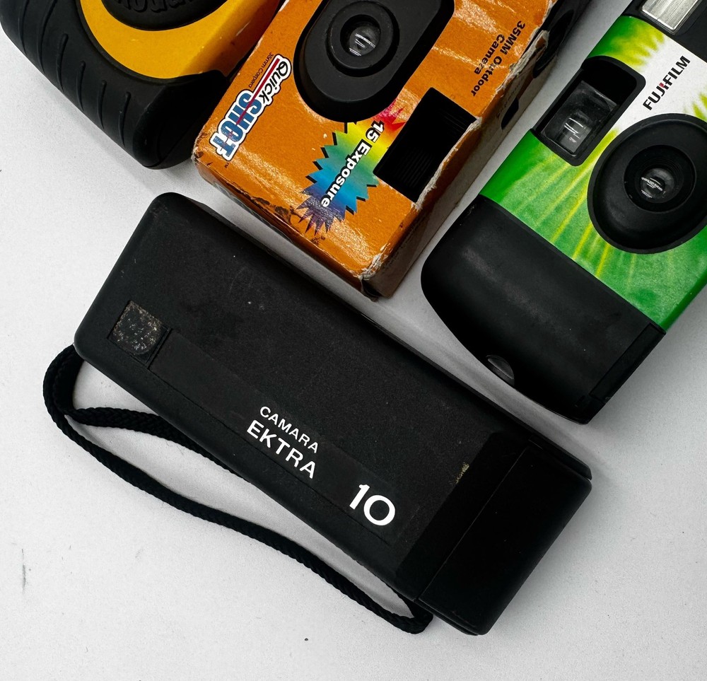 Vintage Disposable camera single use camera collection 6 cameras
