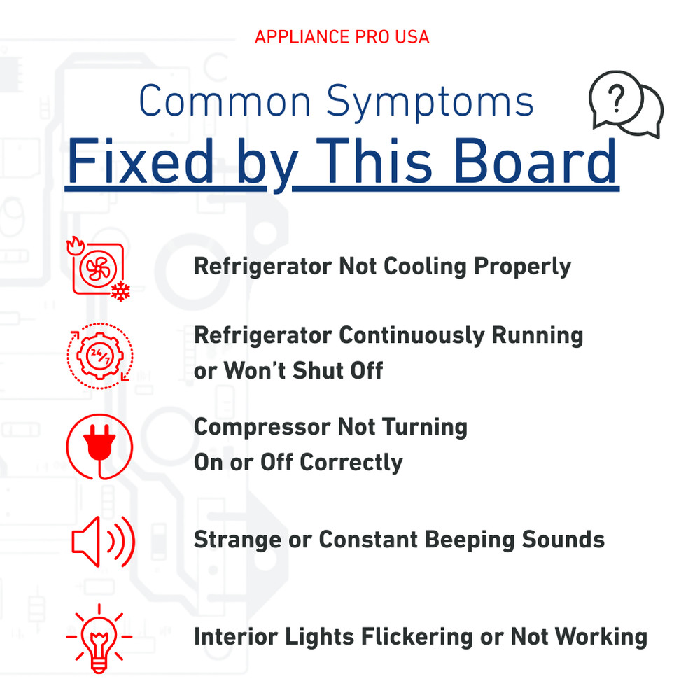 08232483 Whirlpool Refrigerator Main Control Board Replacement