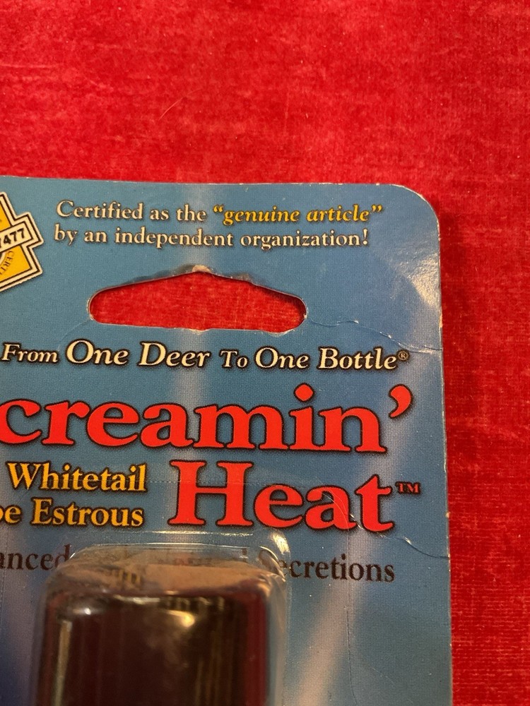 Code Blue Screaming Heat Enhanced Whitetail Scent. NIB. Never Opened