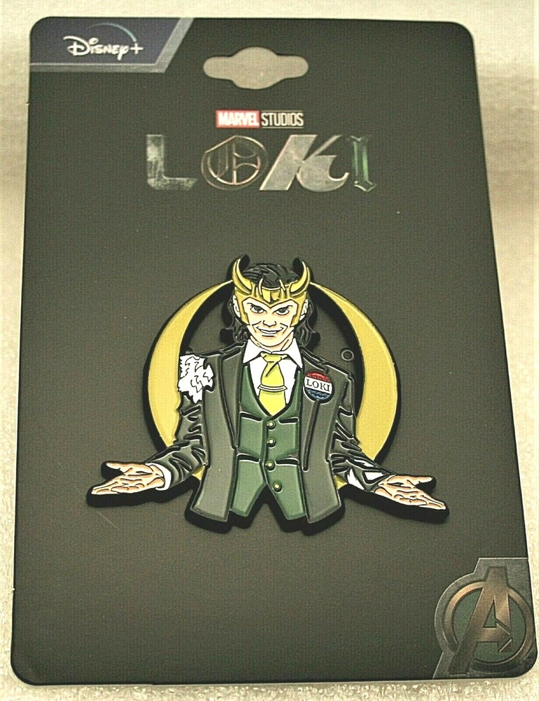 Disney Studios Loki Xloki Expect Variant Marvel Comics Hat Lapel Pin New NOS MIP