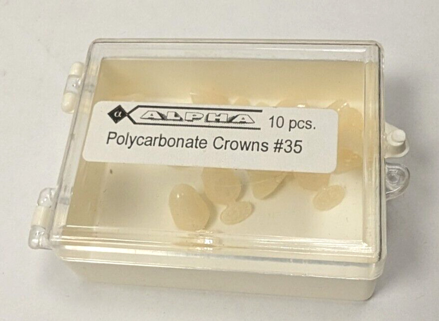 Polycarbonate Crowns 10 pcs/Pk #35