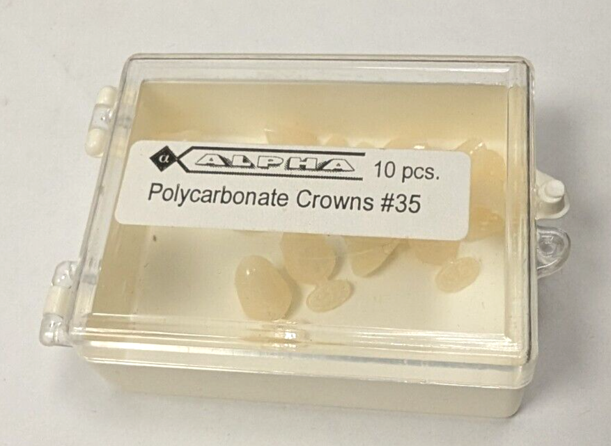 Polycarbonate Crowns 10 pcs/Pk #35
