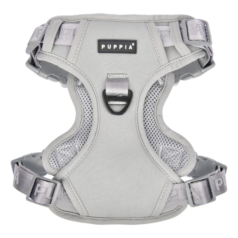 Jarek Dog Harness H Style Comfortable Handle Adjustable Small Medium Grey L