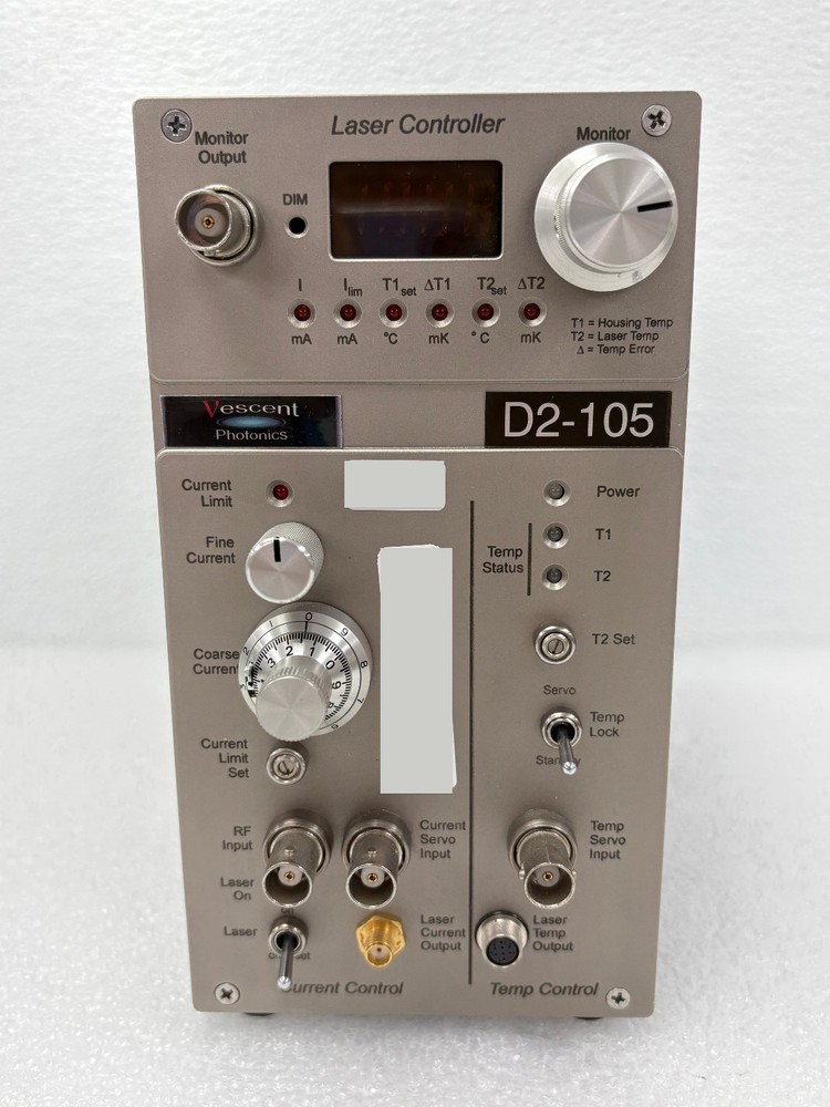 Pre Owned | VESCENT PHOTONICS D2-105 Professional Laser Controller With Key
