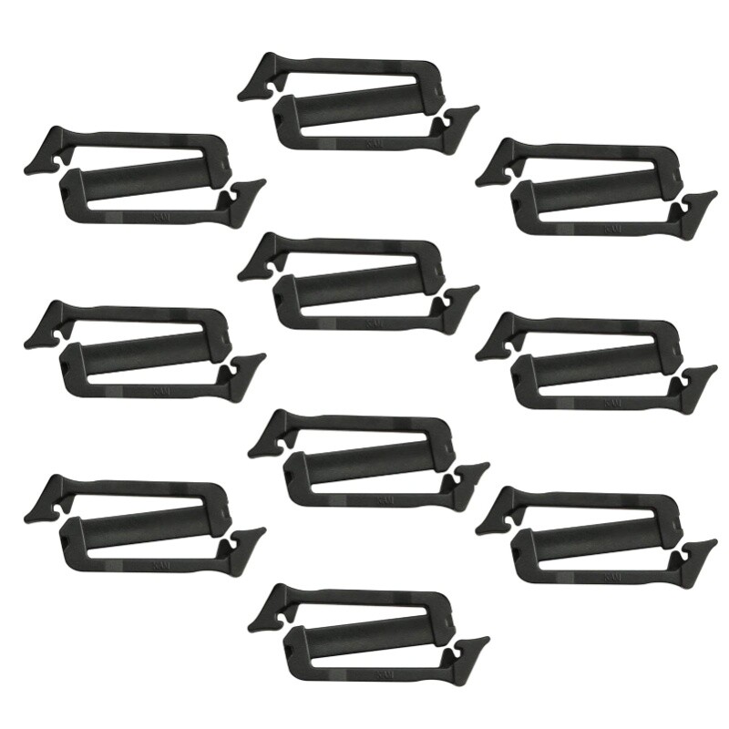 Tactical Dual Release Ladder Lock Buckle for Backpack MOLLE Webbing
