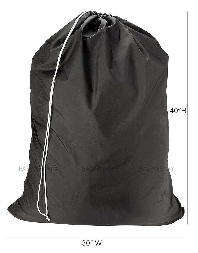 2 Pack Extra Large 30"X40" Washable Laundry Bag Heavy Duty Locking Drawstring