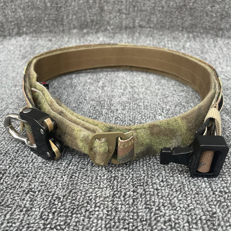 Tactical Molle Double Layer Belt Duty Belt Tegris Belt