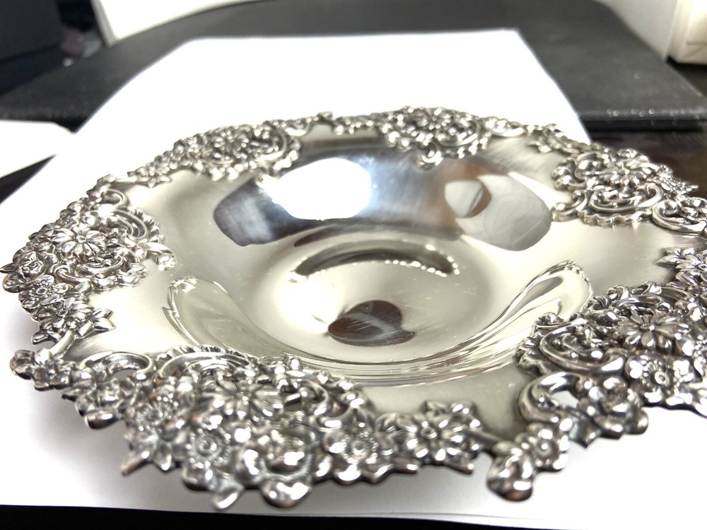 Tiffany & Co Sterling Silver Coaster. Bowl. Double Wall Technique.