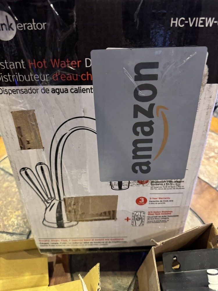 InSinkErator View Instant Hot & Cold Water Dispenser System, HC-View-C—Open Box