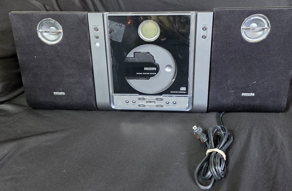 Philips Mc2358/37 Micro Hi-Fi System CD Player Shelf/Wall Mountable No Remote