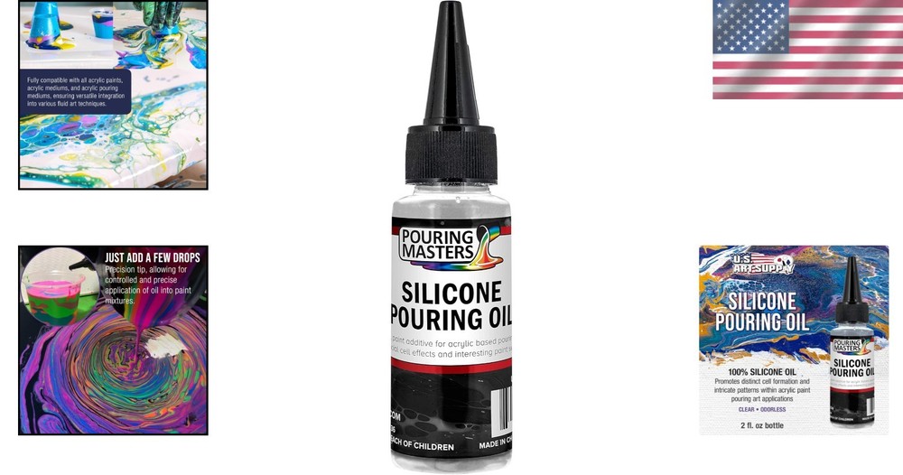 2 Fl Oz Odorless Silicone Oil for Acrylic Art - Cell Formation Medium