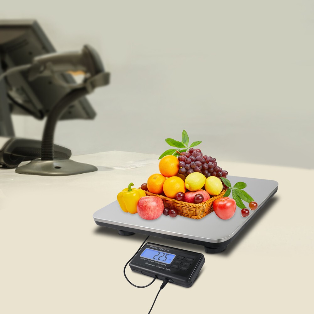 660LBS Digital Industry Shipping Postal Heavy Duty Platform Scale LCD Display