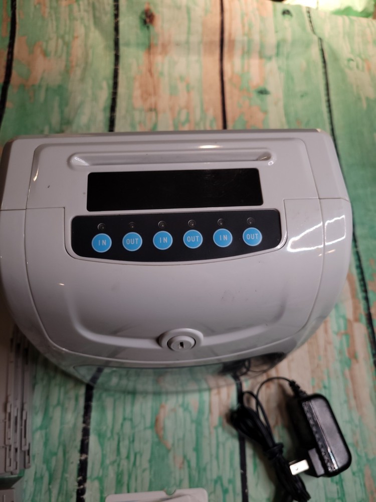 Time Recording Electronic Clock Time Clock Equipment- With Timecards Missing Key