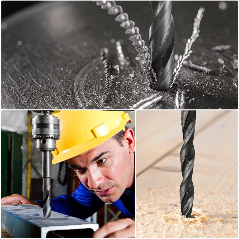 17mm HSS 6542 Reduced Shank Drill Bit Black Oxide