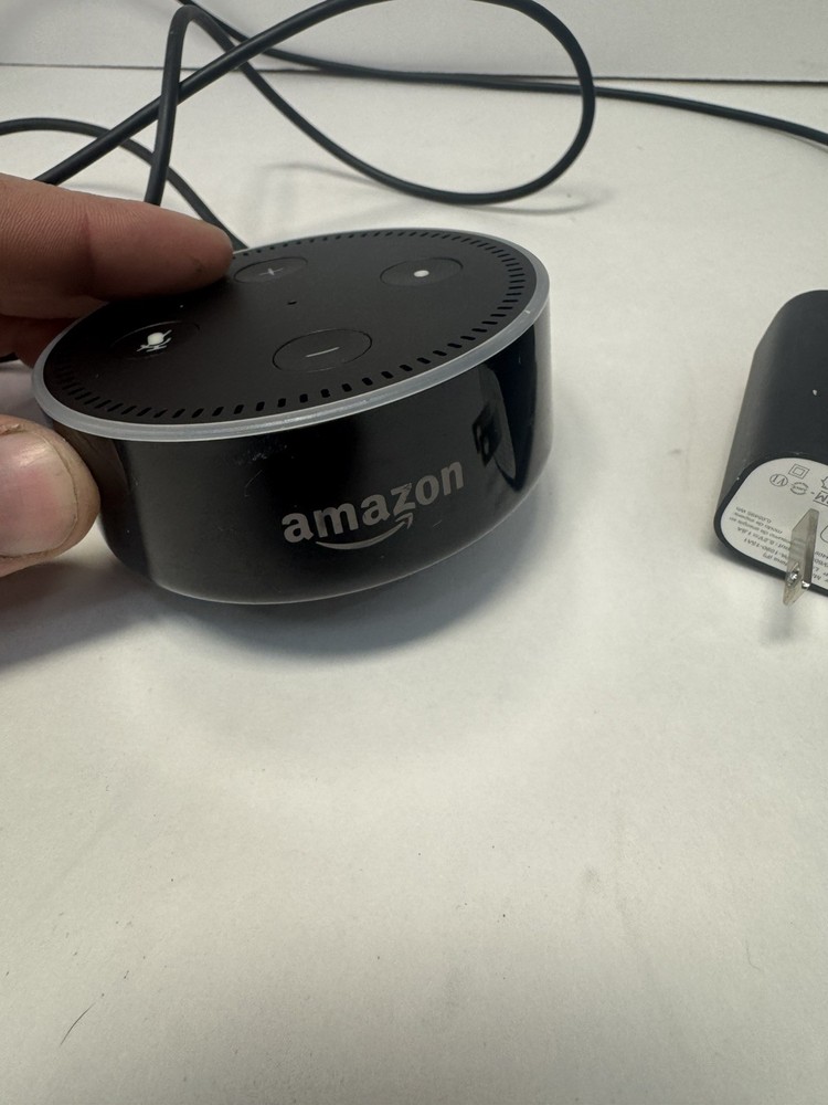 Amazon Echo Dot Black RS03QR with Cable and Power Adapter