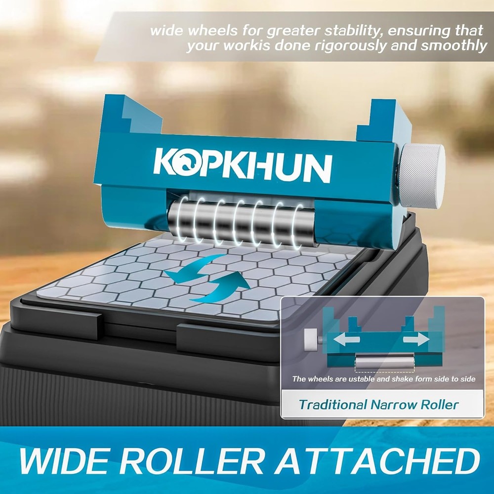 Chisel Honing Guide - Upgraded Sharpening Kit with Whetstone & Adjustable Jig...