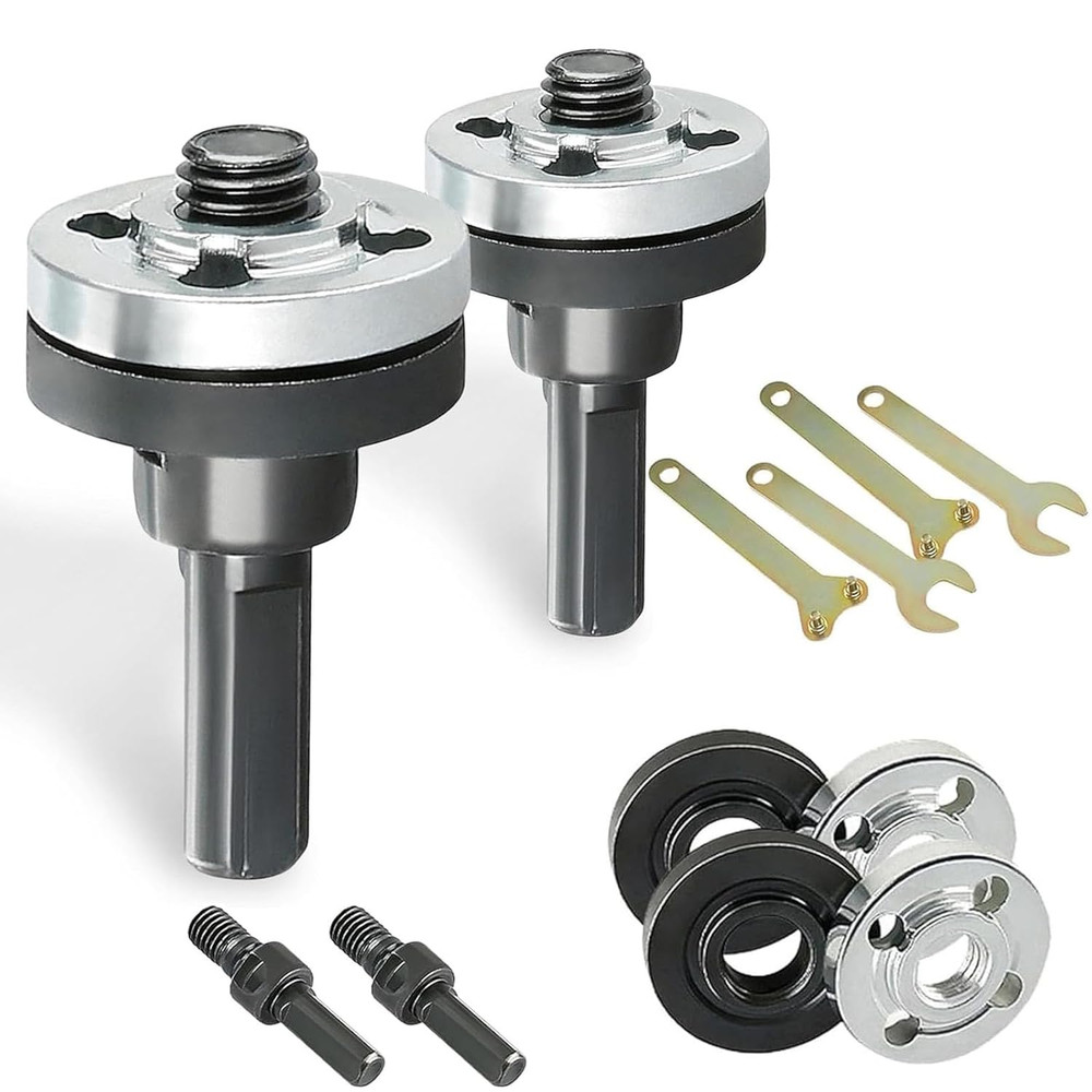 2PCS Angle Grinder Adapter Kit, Drill to Grinder Conversion Connector Set for...
