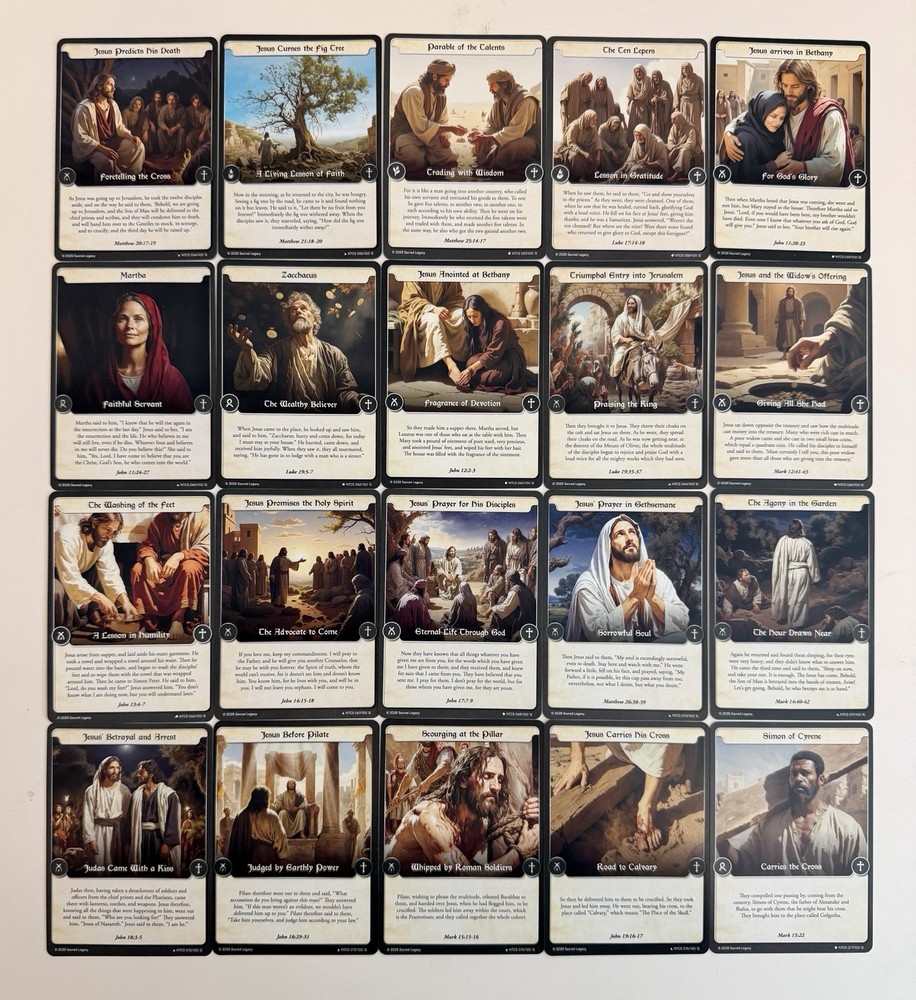 2025 Sacred Legacy Complete Base Set Common & Uncommon 70 Cards Total