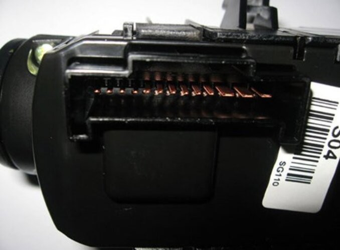 Kia Combination Switch, Push Button, Manual, Black