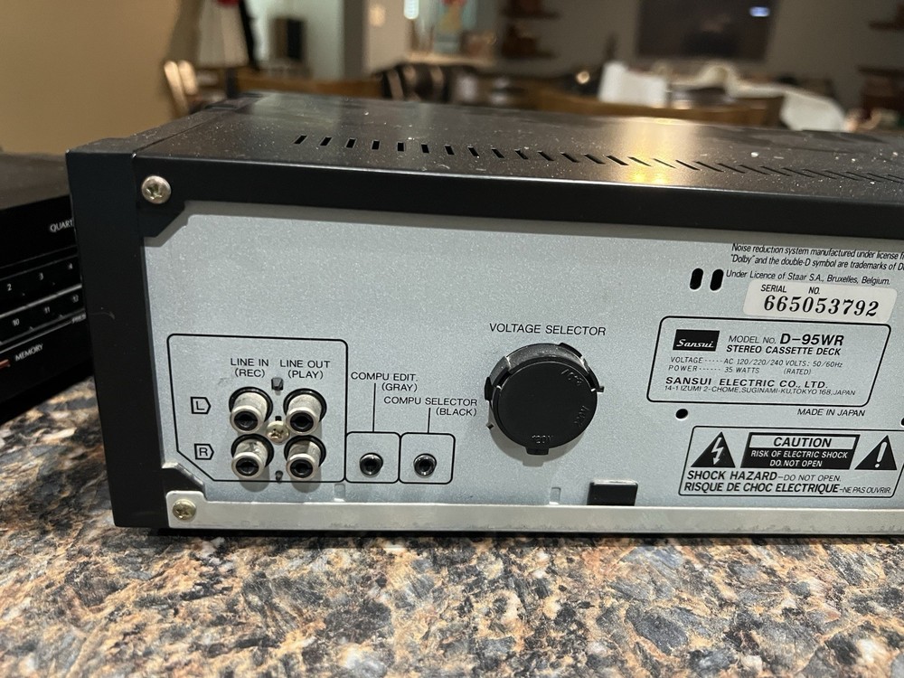Sansui D-95WR Compu-Synchro Double Reverse Cassette Deck