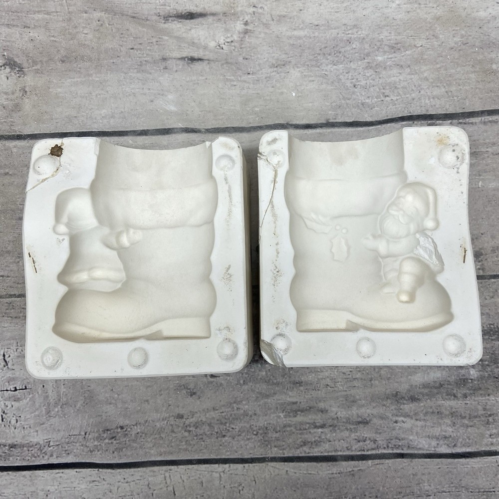 Ceramic Slip Casting Mold Santa on Boot Kimple 142
