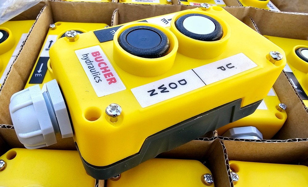 Bucher Hydraulics Control Box - Dump Trailer Controller - 4 Wire - No Wire - NEW