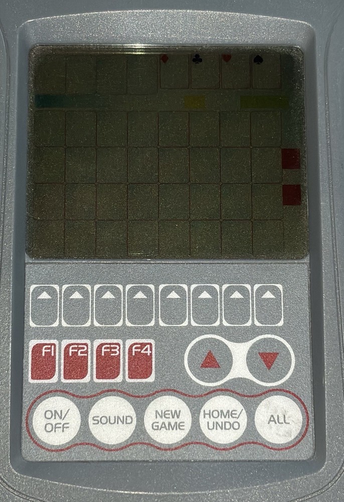 Illuminated Freecell Bicycle 2006 Techno Electronic Handheld Game wStylus Tested