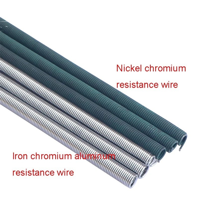 2pcs Furnace Heating Element Coil 220V Flexible Spring Tube FeCrAl 300-1000W Set