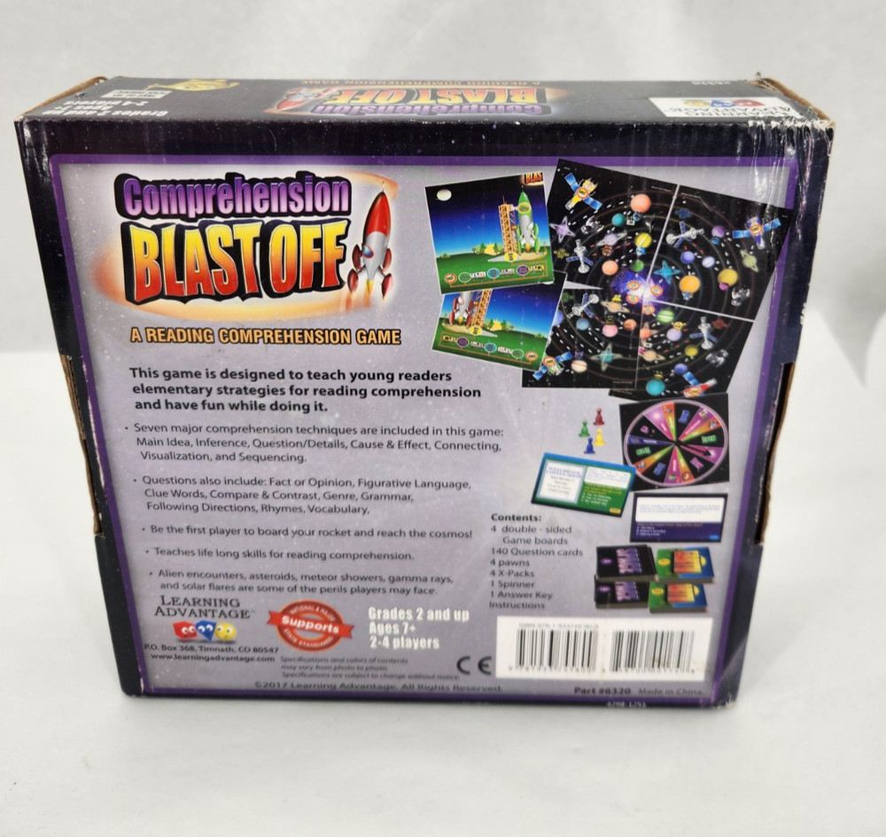 Comprehension Blast Off - A Reading Comprehension Game Complete