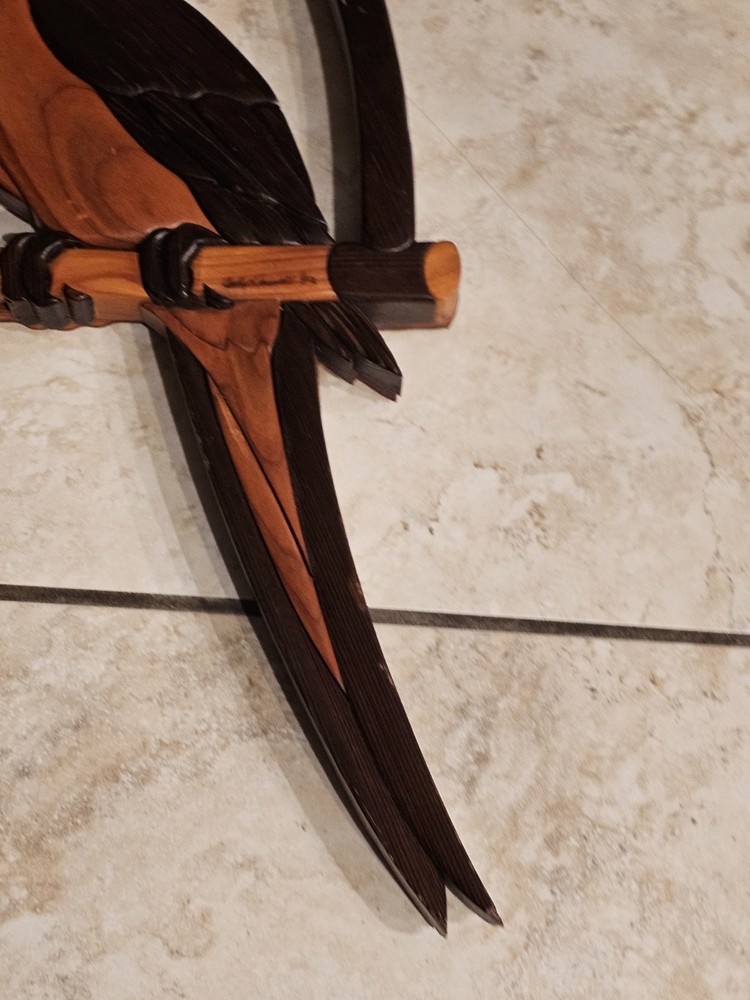 Wooden Parrot Decor