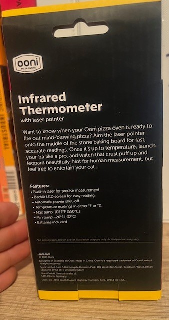 OOONI Infrared Thermometer With Laser Pointer