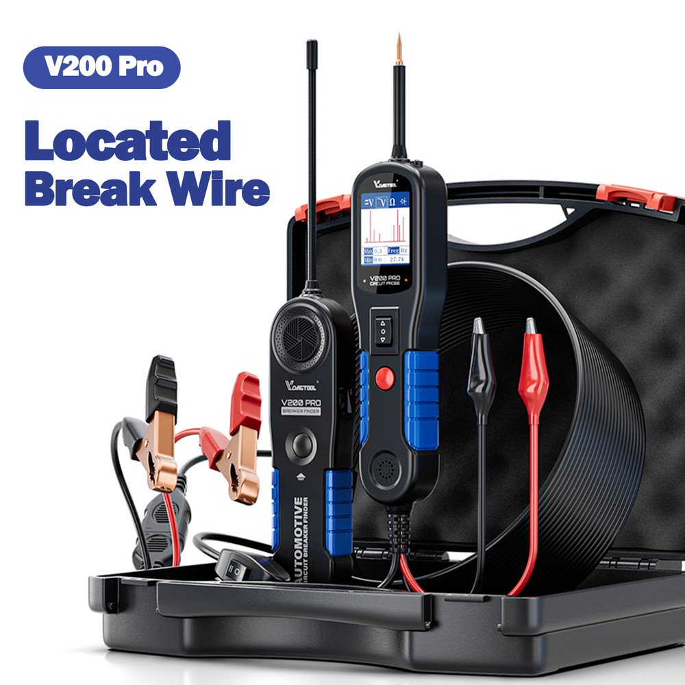 VDIAGTOOL V200 Pro PowerScan Circuit Tester Electrical Power Probe Tool 12V 24V