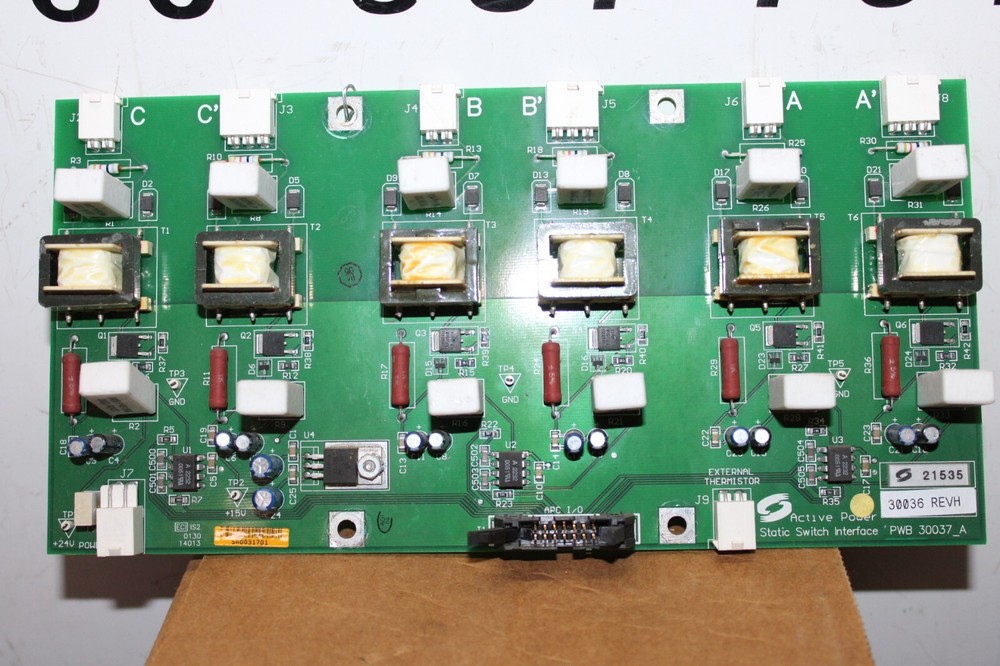 ACTIVE POWER STATIC SWITCH INTERFACE 30037_A 30036 REV. H **WARRANTY**